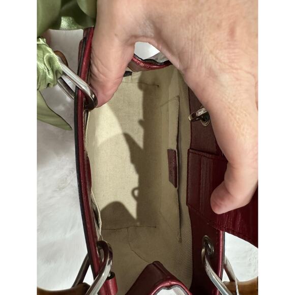 Gucci Blooms Mini Bamboo Shopper Tote - Picture 7 of 8